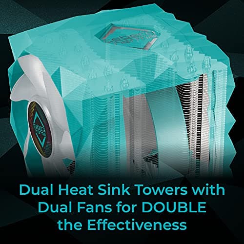 Iceberg Thermal IceSLEET X9 Dual TR Air 166mm Teal / Silver image