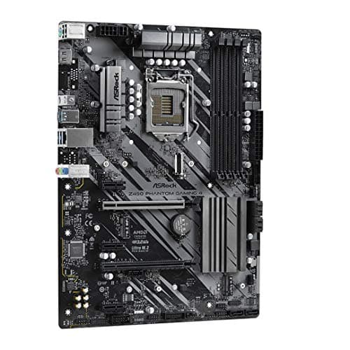 ASRock Z490 Phantom Gaming 4 Supports 10 th Gen Intel ® Core™ processors (Socket 1200) motherboard image