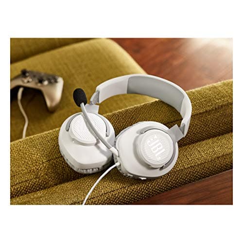 JBL Quantum 100 Closed White Gaming Headset image