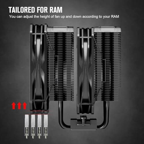 Vetroo U6 Pro Air 152mm 58.2 CFM Black image