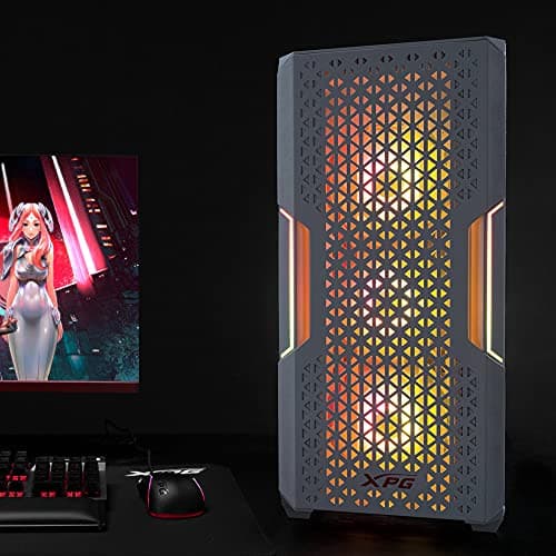 ADATA XPG STARKER AIR ATX Mid Tower White / Black with Tempered Glass Side Panel and USB 3.2 Gen 1 Type-A image
