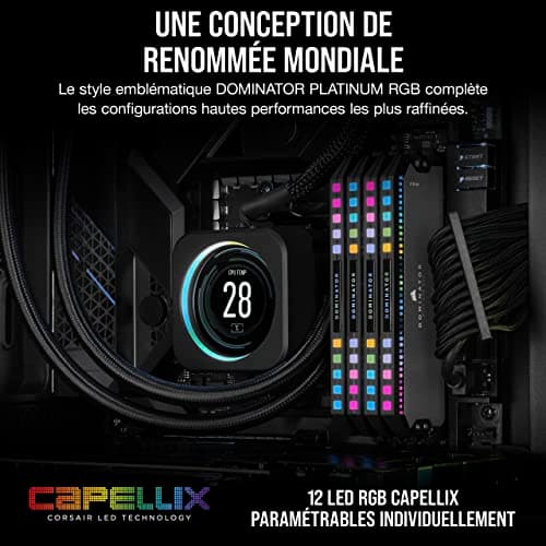 Corsair Dominator Platinum RGB Black DDR5-6000 CL30 64GB (2x32GB) image