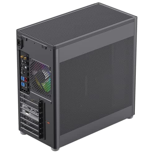 GameMax MeshBox Pro ATX Mid Tower Black Mesh Side Panel and USB 3.2 Gen 2 Type-C / USB 3.2 Gen 1 Type-A image