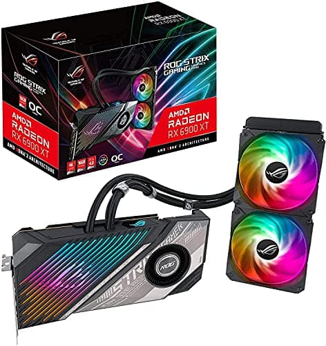 Asus ROG Strix LC Gaming Radeon RX 6900 XT 16GB GDDR6 Black / Silver image