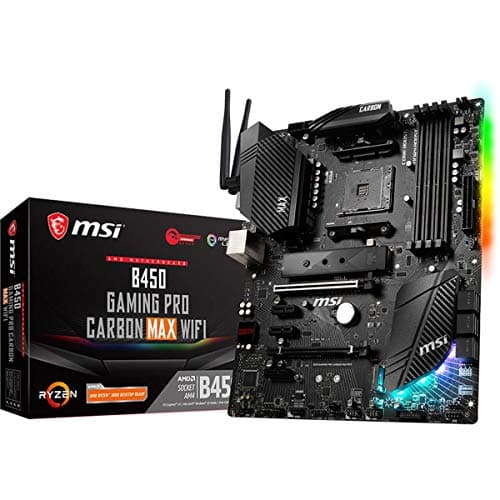 MSI B450 GAMING PRO CARBON MAX WIFI DDR4 ATX image