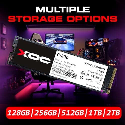 XOC G300 512GB SSD M.2-2280 PCIe 3.0 X4 NVMe image