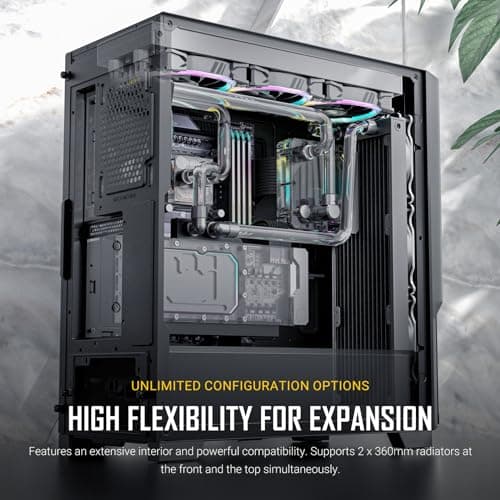 Antec P20C ATX Mid Tower Black Tempered Glass Side Panel USB 3.2 Gen 2 Type-C USB 3.2 Gen 1 Type-A image