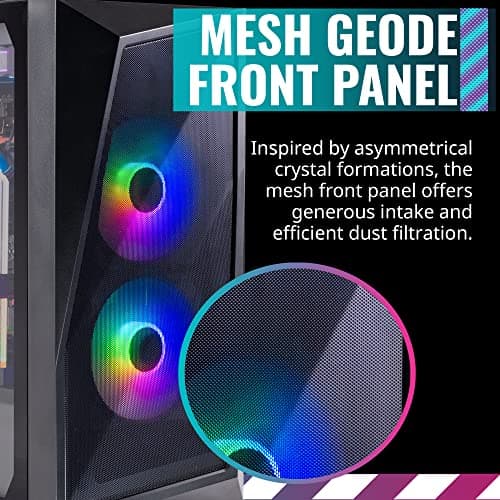 Cooler Master CMP 320 Micro ATX Mid Tower Black Tempered Glass Side Panel image