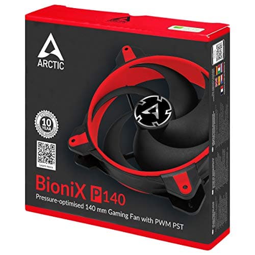 ARCTIC BioniX P140 140mm Black/Red PWM image