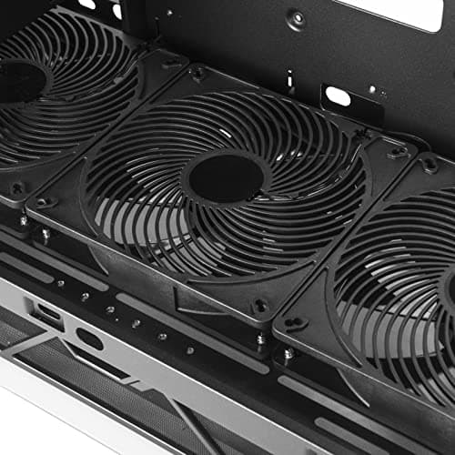 Silverstone ALTA F1 ATX Mid Tower Silver / Black with Tempered Glass Side Panel and USB 3.2 Gen 2 Type-C, USB 3.2 Gen 1 Type-A image