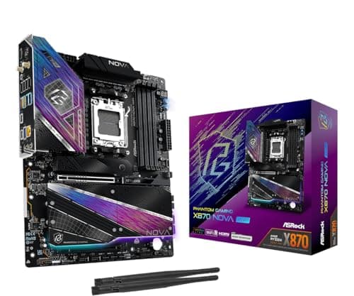 ASRock X870 Nova WiFi AM5 Flagship Motherboard DDR5 ATX image