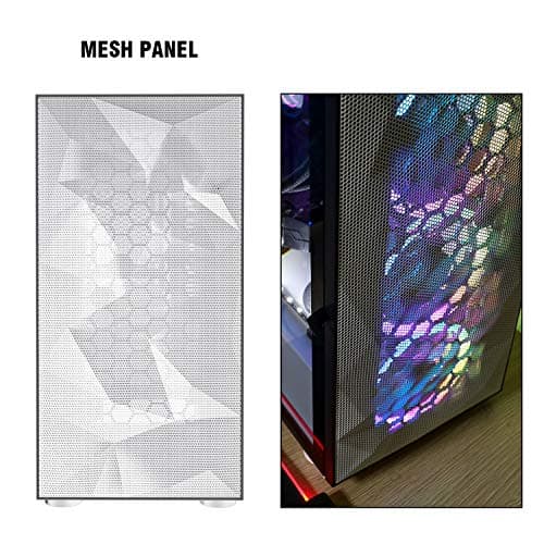 darkFlash DLM 21 MicroATX Mid Tower Black Tempered Glass Side Panel image