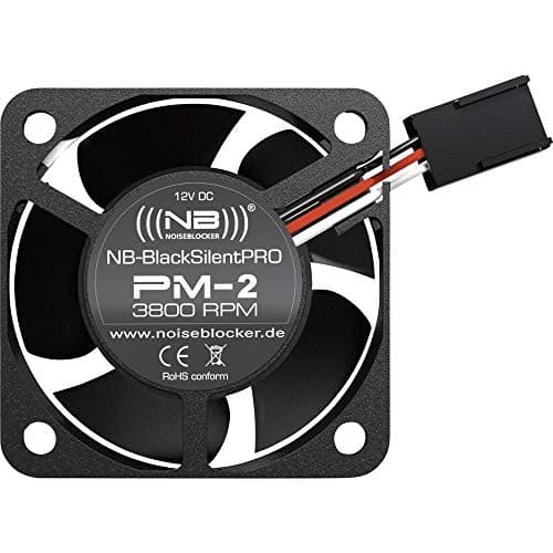 NoiseBlocker BlackSilentPro P-2 40mm Black 5.3 CFM image