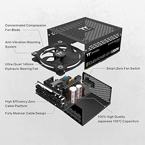 Thermaltake Toughpower GF1 - TT Premium 1000W Fully Modular 80+ Gold Certified image
