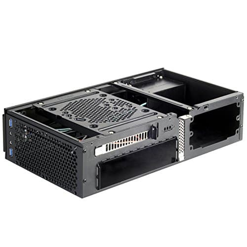 Silverstone ML06B HTPC Black with USB 3.2 Gen 1 Type-A Front Panel image