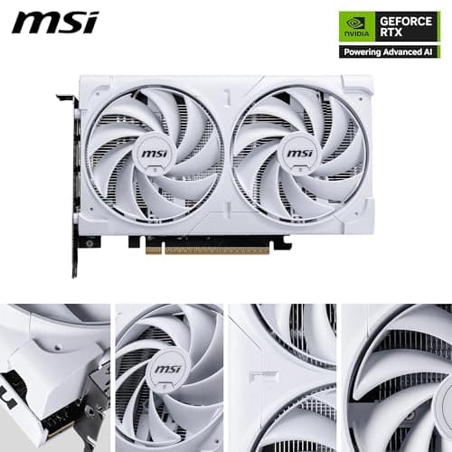 MSI VENTUS 2X OC GeForce RTX 5060 8GB GDDR7 White image