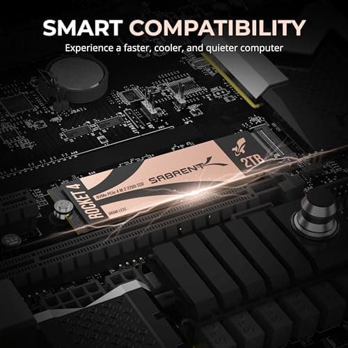 Sabrent Rocket 4 2TB SSD M.2 PCIe 4.0 NVMe image