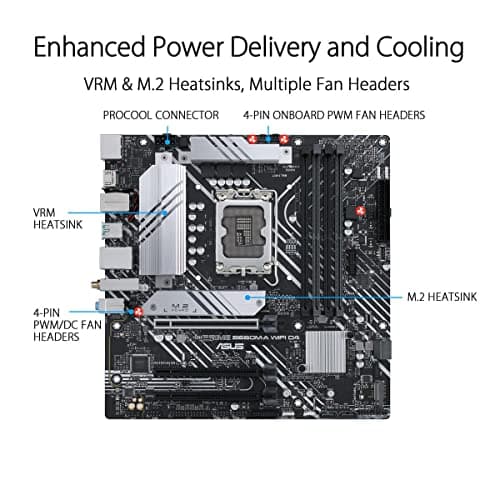Asus B660 PRIME B660M-A WIFI D4 DDR4 Micro ATX image