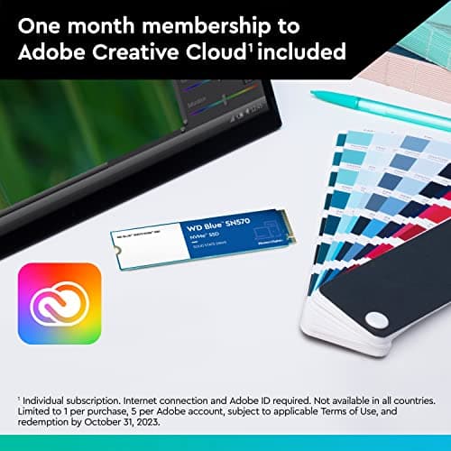 Western Digital Blue SN570 1TB M.2-2280 SSD PCIe 3.0 X4 NVMe image