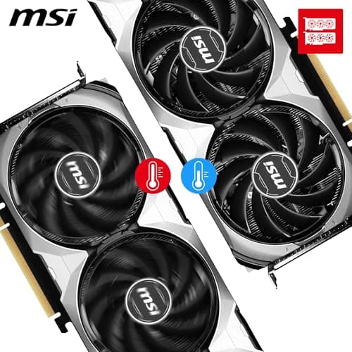 MSI VENTUS 3X E1 OC GeForce RTX 4070 12GB GDDR6 Silver / Black image