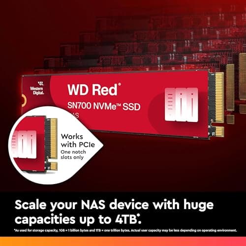 Western Digital Red SN700 500GB SSD M.2 NVMe PCIe 3.0 image