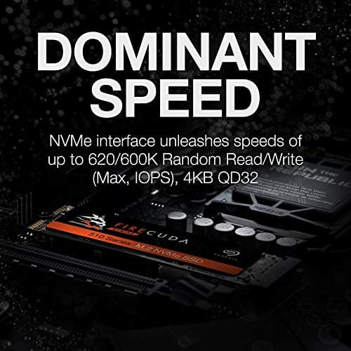 Seagate FireCuda 510 250GB SSD M.2-2280 PCIe 3.0 x4 NVMe image