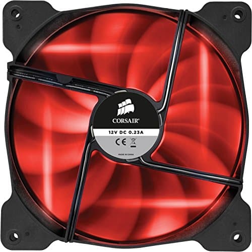 Corsair SP140 140mm Black/Red Red LED image