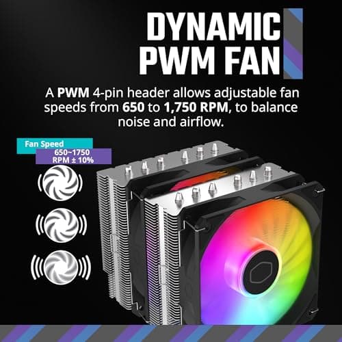 Cooler Master Hyper 620S Air 155mm Black / Silver image