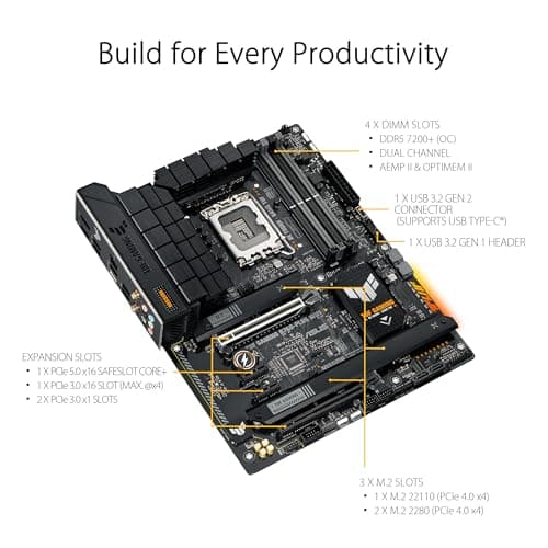 Asus B760 TUF GAMING PLUS WIFI DDR5 ATX image