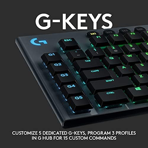 Logitech G815 Lightsync RGB Wired Gaming Keyboard image