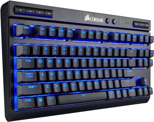 Corsair K63 Lapboard Combo Blue LED Cherry MX Red Wireless Gaming Keyboard image