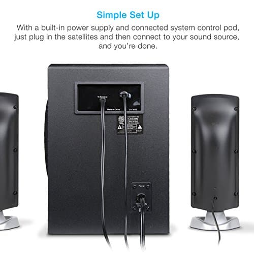 Cyber Acoustics CA-3602 2.1 Channel 30 W Speaker System image