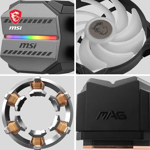 MSI MAG CORELIQUID Water 360mm 78.23 CFM Black image