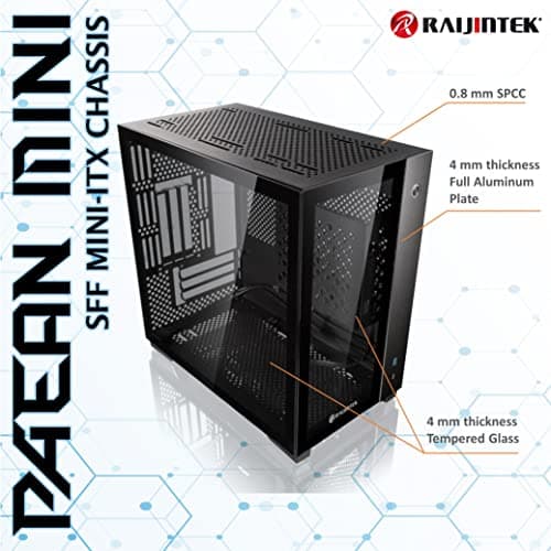 RAIJINTEK PAEAN MINI Mini ITX Tower Case image
