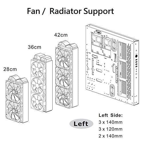 Thermaltake Core P3 TG Snow Edition ATX Mid Tower White Tempered Glass image