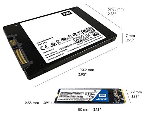 Western Digital Blue 500 GB SSD M.2-2280 SATA image
