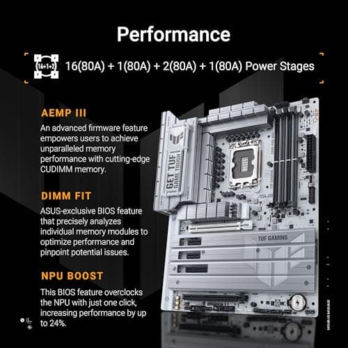 Asus Z890 TUF GAMING Z890-PRO WIFI LGA1851 DDR5 ATX image