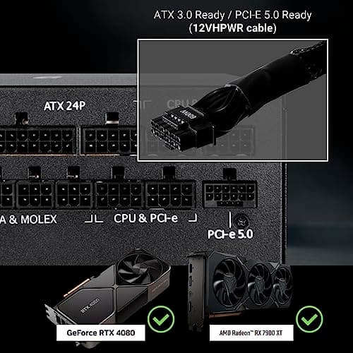 BitFenix BFG GOLD ATX3.0 Black ATX 750W Fully Modular 80+ Gold Certified image