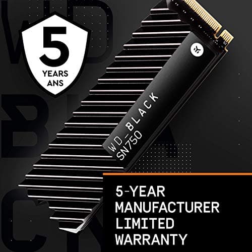 WD - BLACK SN750 1TB Internal Gaming SSD PCIe Gen 3 x4 NVMe image