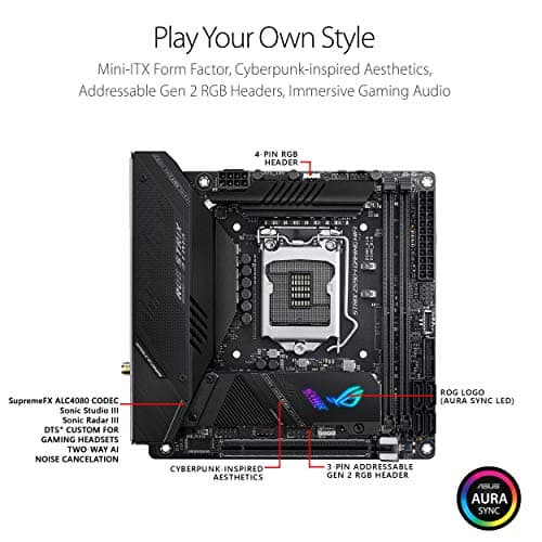 Asus Z590-I ROG STRIX GAMING WIFI DDR4 Mini ITX image