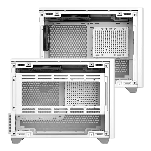 Cooler Master MasterBox NR200 Mini-ITX Desktop White / Black with Front Panel USB 3.2 Gen 1 Type-A image