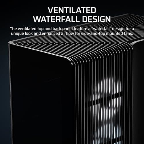 Corsair FRAME 4500X LX-R RGB iCUE LINK Panoramic Glass Mid-Tower PC Case Black image