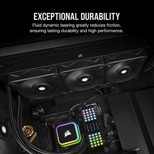 Corsair AF120 ELITE 120mm Black 59.1 CFM PWM image