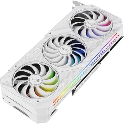 Asus ROG STRIX WHITE OC V2 GeForce RTX 3070 LHR 8GB GDDR6 White image