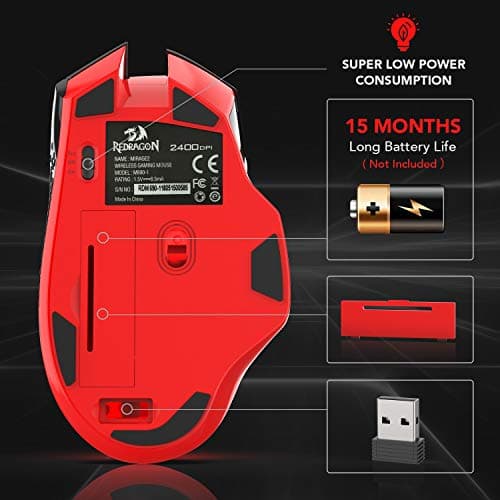 Redragon MIRAGE Wireless Optical Gaming Mouse image