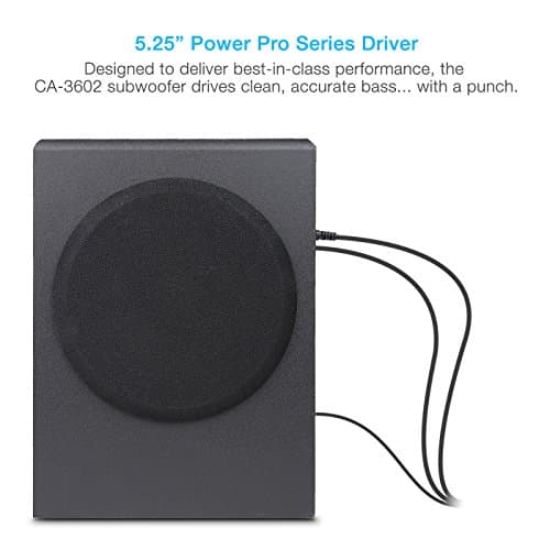 Cyber Acoustics CA-3602 2.1 Channel 30 W Speaker System image