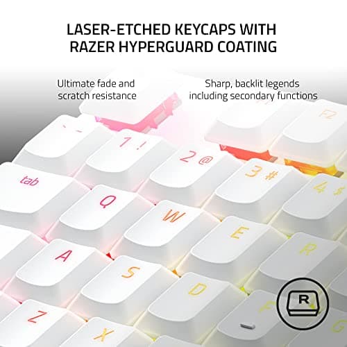 Razer DeathStalker V2 Pro RGB Bluetooth/Wireless/Wired Optical Clicky Gaming Keyboard image