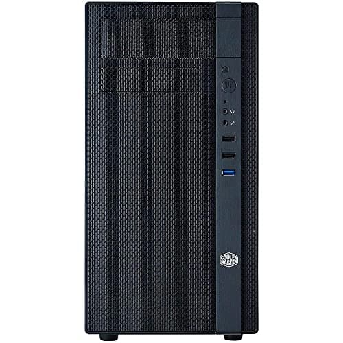 Cooler Master N200 Micro ATX Mini Tower Black with Front Panel: USB 3.2 Gen 1 Type-A and USB 2.0 Type-A image