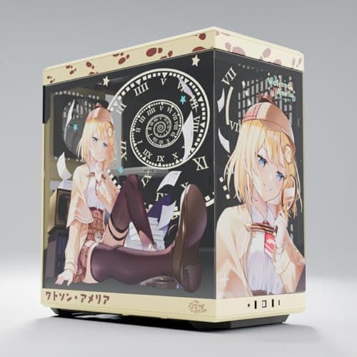 HYTE Watson Amelia Y40 ATX Mid Tower Gold / Black with Tempered Glass Side Panel and USB 3.2 Gen 2 Type-C, USB 3.2 Gen 1 Type-A main image