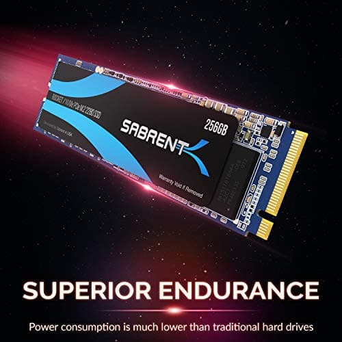 Sabrent Rocket 256GB SSD M.2-2280 PCIe 3.0 x4 NVMe image
